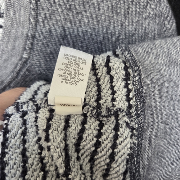 J. Jill Gray Zip-Up Sweater 100% Cotton - Picture 6 of 8